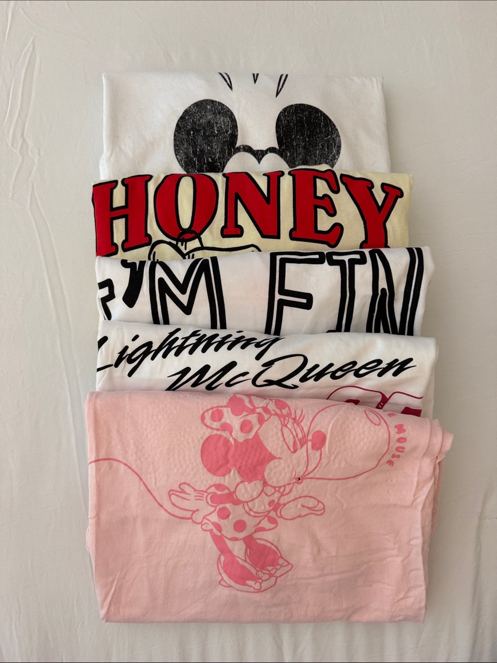 5 Pack Disney x Primark Shirts